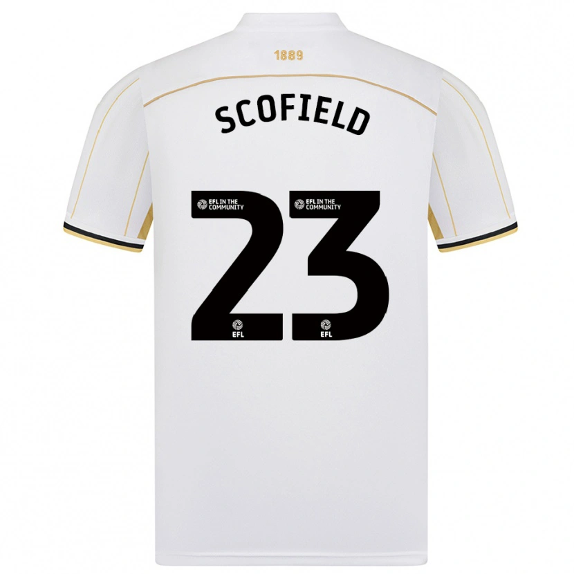 Danxen Homem Camisola Connie Scofield #23 Branco Dourado Alternativa 2025/26 Camisa Brasil