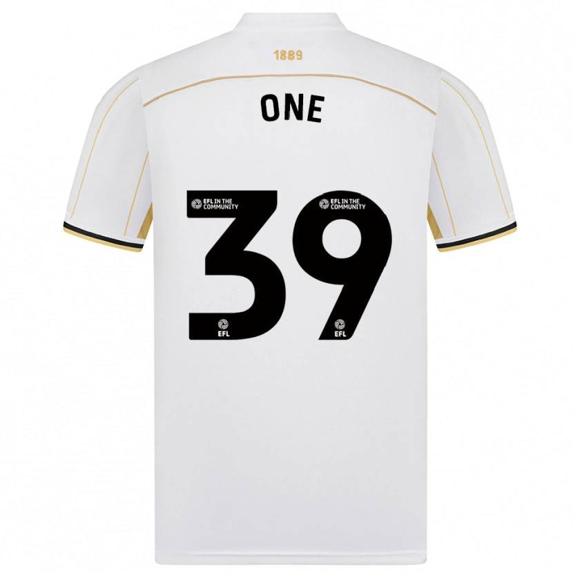 Danxen Homem Camisola Ryan Oné #39 Branco Dourado Alternativa 2025/26 Camisa Brasil