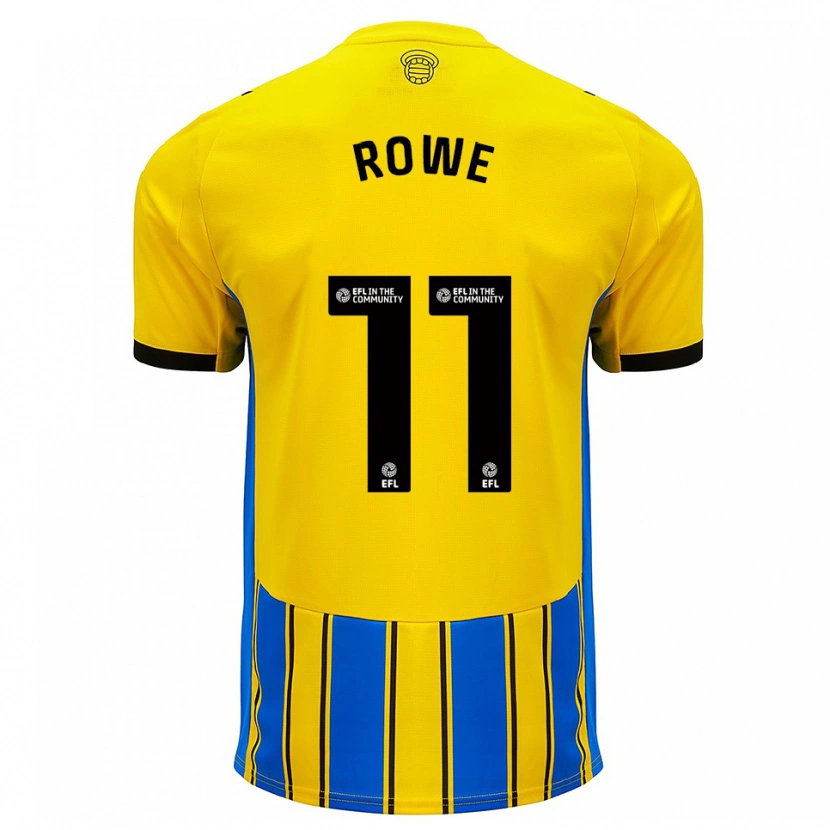Danxen Homem Camisola Rachel Rowe #11 Azul Amarelo Alternativa 2025/26 Camisa Brasil