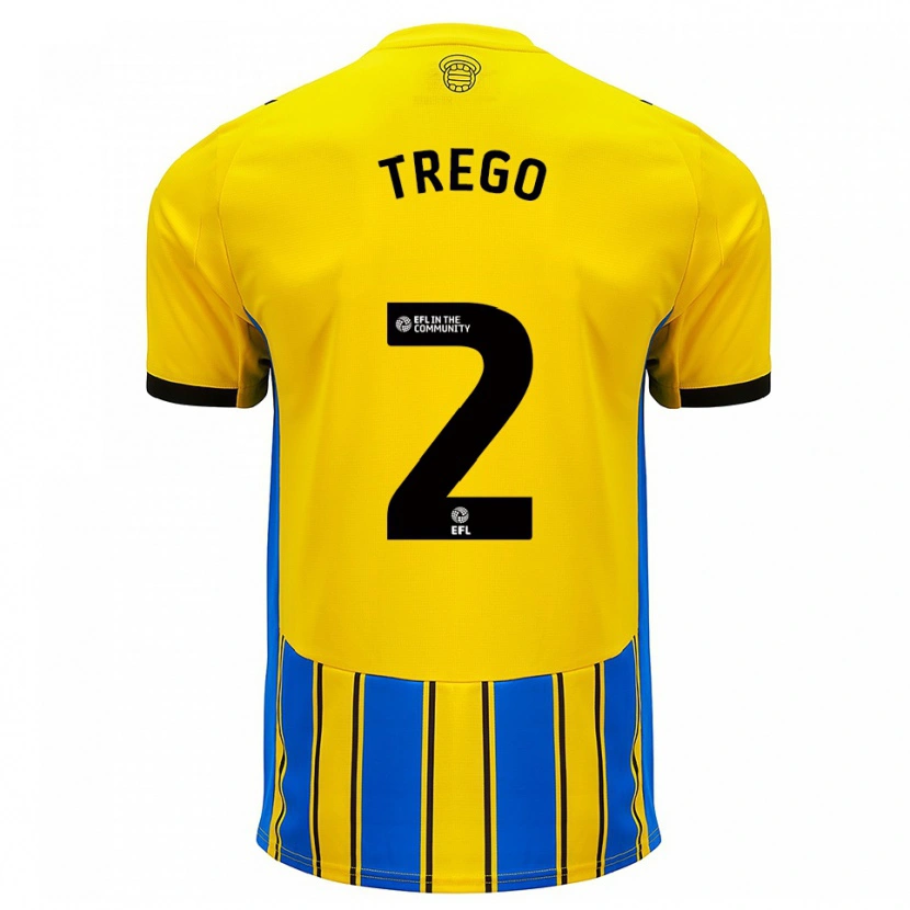 Danxen Homem Camisola Dexter Trego #2 Azul Amarelo Alternativa 2025/26 Camisa Brasil