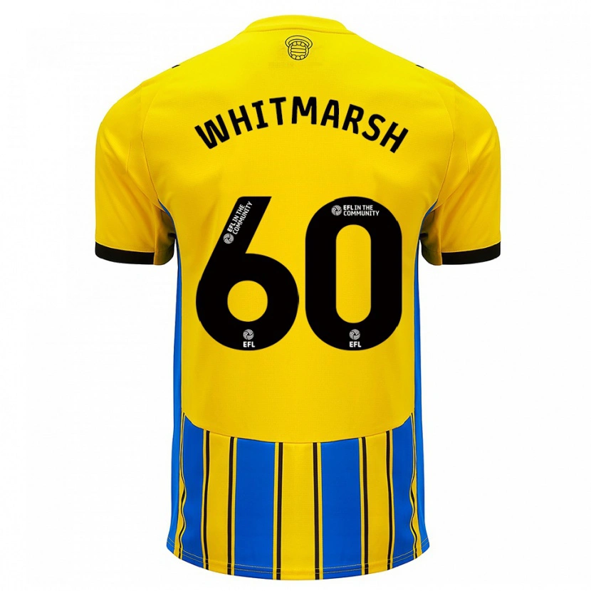 Danxen Homem Camisola Joe O'brien-Whitmarsh #60 Azul Amarelo Alternativa 2025/26 Camisa Brasil