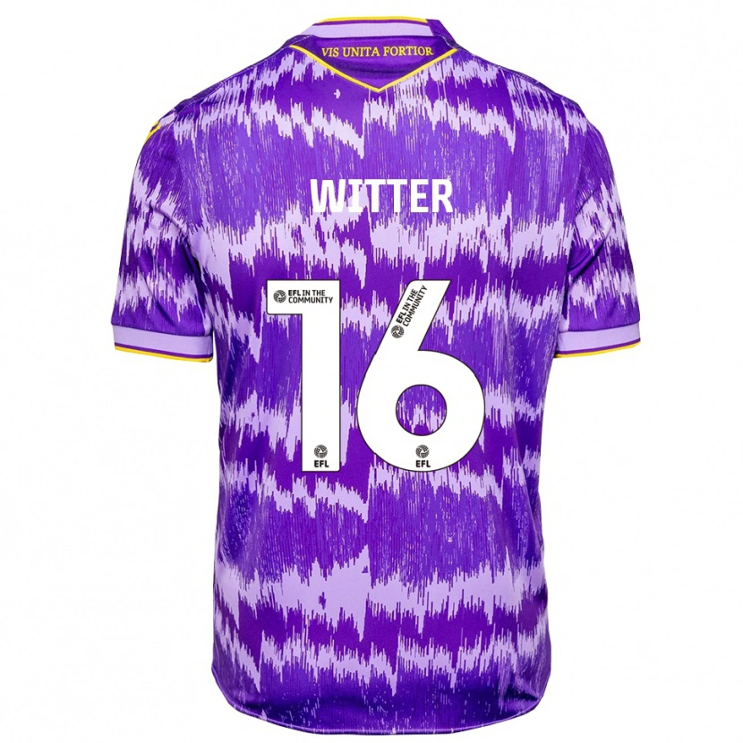 Danxen Homem Camisola Deandre Witter #16 Roxo Amarelo Alternativa 2025/26 Camisa Brasil