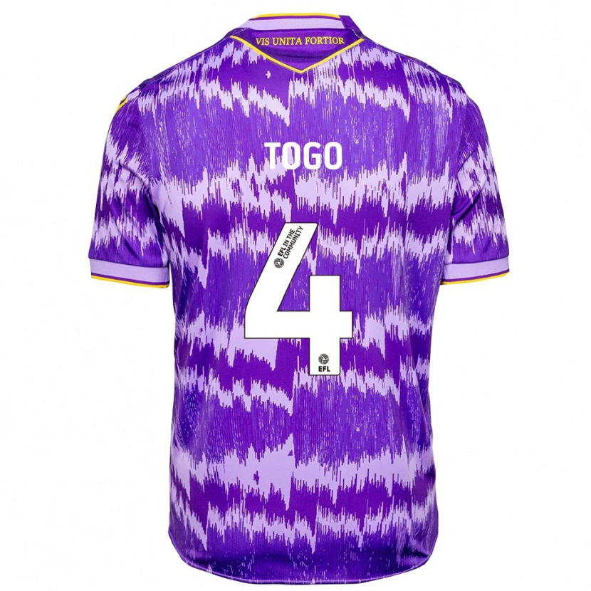 Danxen Homem Camisola Ian Togo #4 Roxo Amarelo Alternativa 2025/26 Camisa Brasil