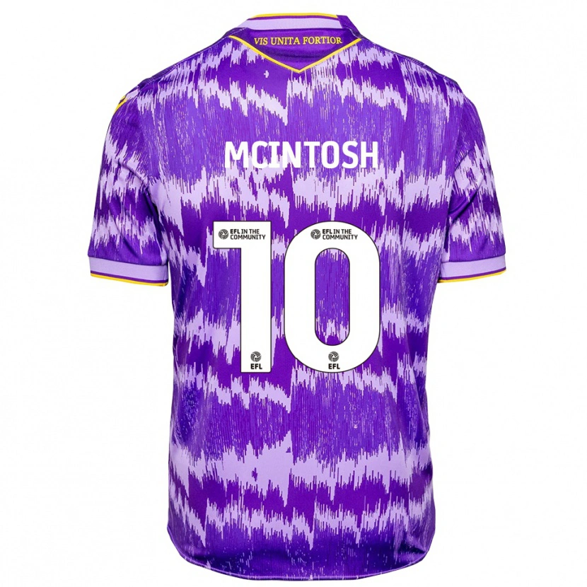 Danxen Homem Camisola Ruben Mcintosh #10 Roxo Amarelo Alternativa 2025/26 Camisa Brasil