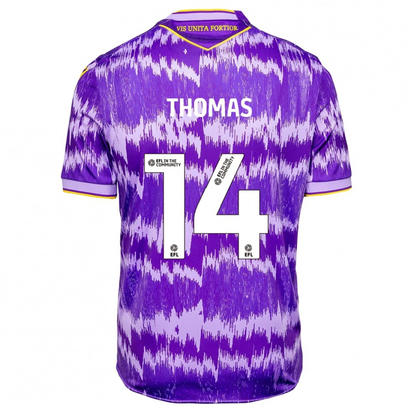 Danxen Homem Camisola Sorba Thomas #14 Roxo Amarelo Alternativa 2025/26 Camisa Brasil