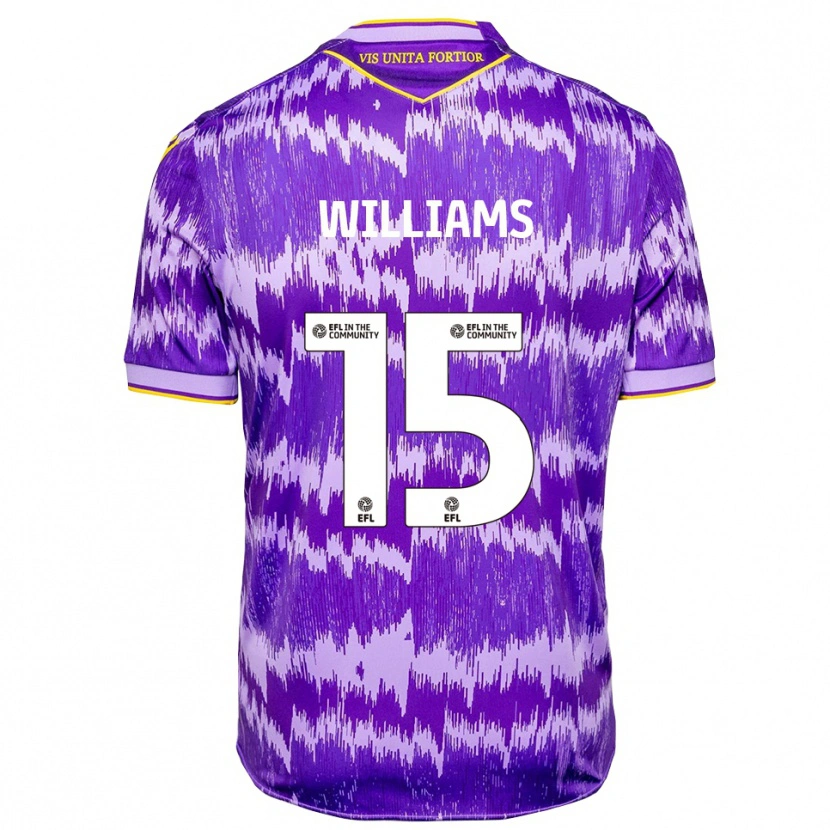 Danxen Homem Camisola Lee Williams #15 Roxo Amarelo Alternativa 2025/26 Camisa Brasil