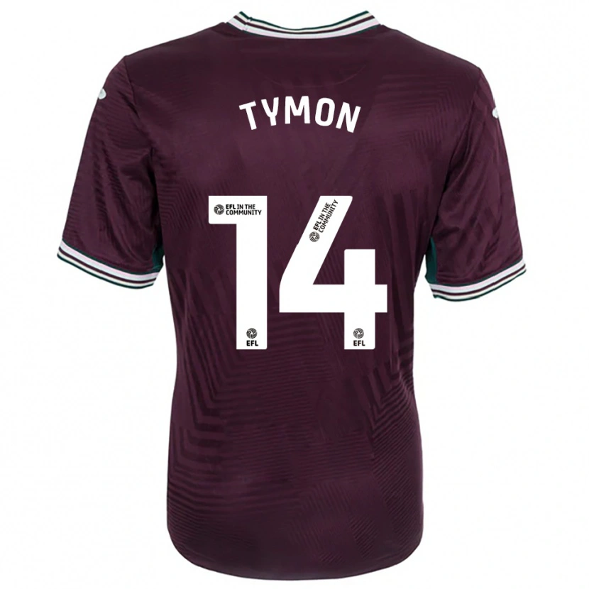 Danxen Homem Camisola Josh Tymon #14 Ferrugem Vermelho Branco Alternativa 2025/26 Camisa Brasil