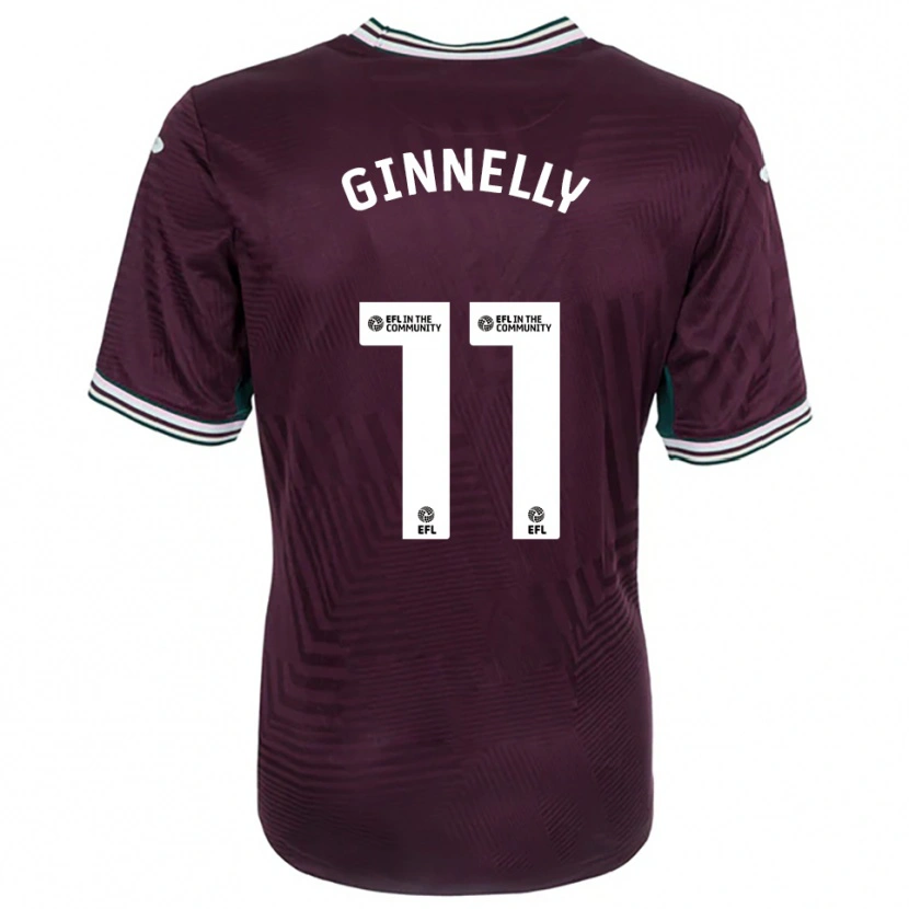 Danxen Homem Camisola Josh Ginnelly #11 Ferrugem Vermelho Branco Alternativa 2025/26 Camisa Brasil