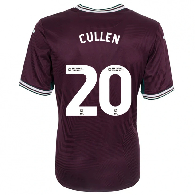 Danxen Homem Camisola Liam Cullen #20 Ferrugem Vermelho Branco Alternativa 2025/26 Camisa Brasil