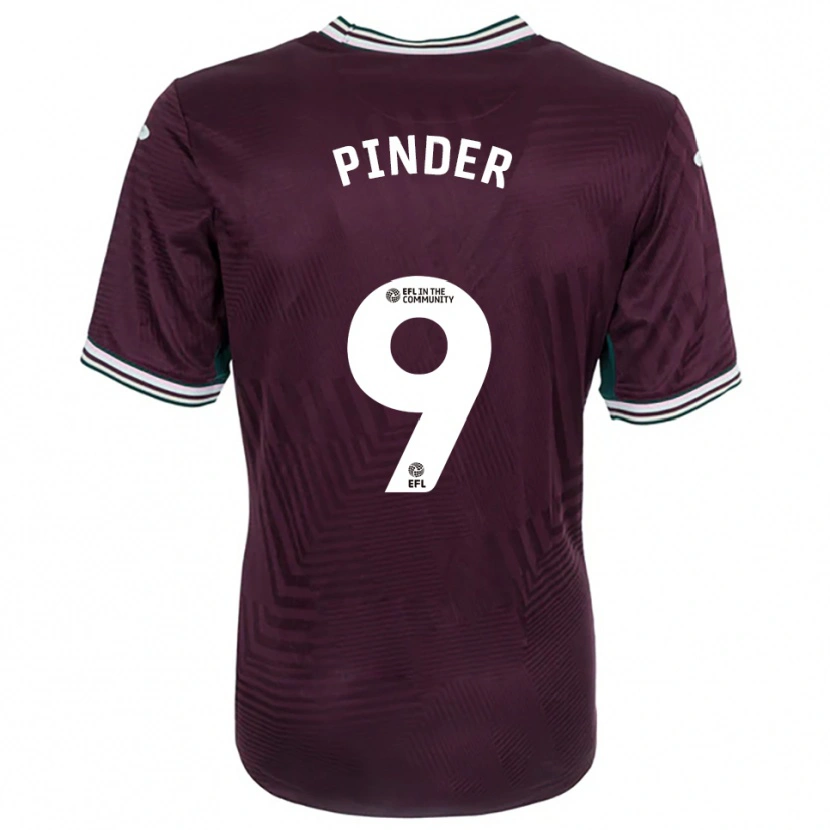 Danxen Homem Camisola Robyn Pinder #9 Ferrugem Vermelho Branco Alternativa 2025/26 Camisa Brasil