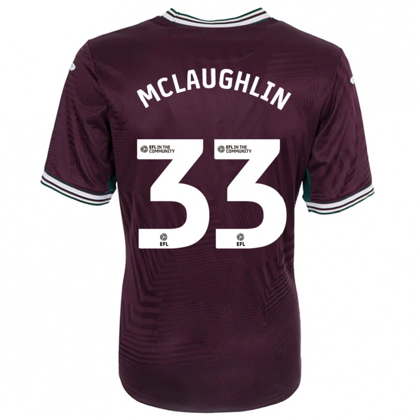 Danxen Homem Camisola Jon Mclaughlin #33 Ferrugem Vermelho Branco Alternativa 2025/26 Camisa Brasil