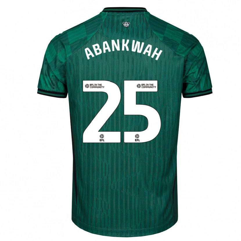 Danxen Homem Camisola James Abankwah #25 Verde Preto Alternativa 2025/26 Camisa Brasil