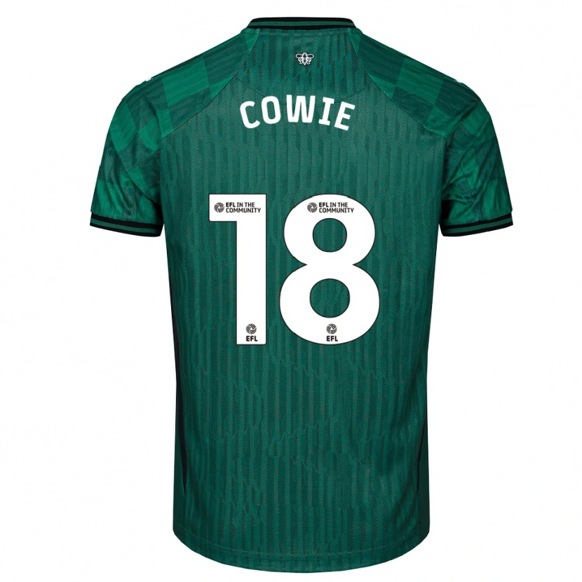 Danxen Homem Camisola Tony Cowie #18 Verde Preto Alternativa 2025/26 Camisa Brasil