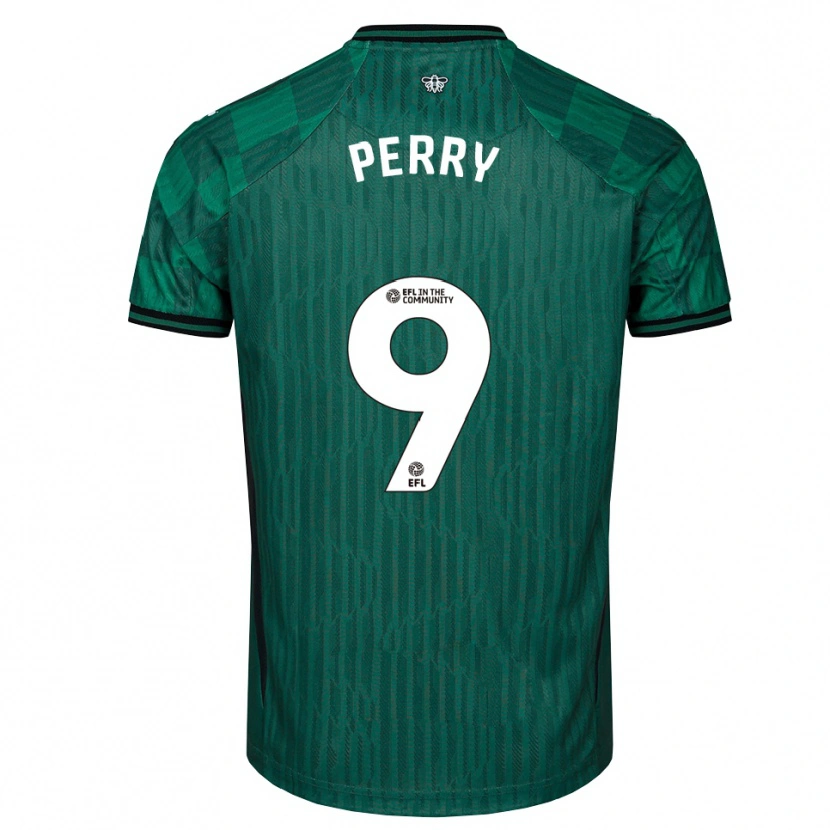 Danxen Homem Camisola Madison Perry #9 Verde Preto Alternativa 2025/26 Camisa Brasil