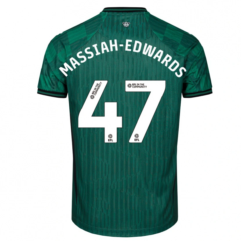 Danxen Homem Camisola Zavier Massiah-Edwards #47 Verde Preto Alternativa 2025/26 Camisa Brasil