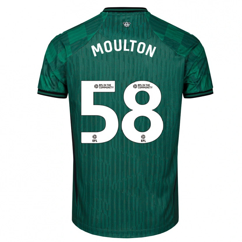 Danxen Homem Camisola Jai-Dea Moulton #58 Verde Preto Alternativa 2025/26 Camisa Brasil