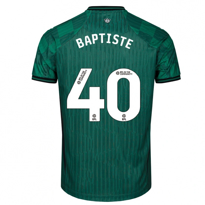 Danxen Homem Camisola Bianca Baptiste #40 Verde Preto Alternativa 2025/26 Camisa Brasil