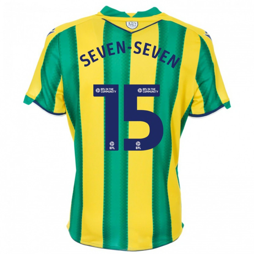Danxen Homem Camisola Justin Seven-Seven #15 Amarelo Verde Alternativa 2025/26 Camisa Brasil