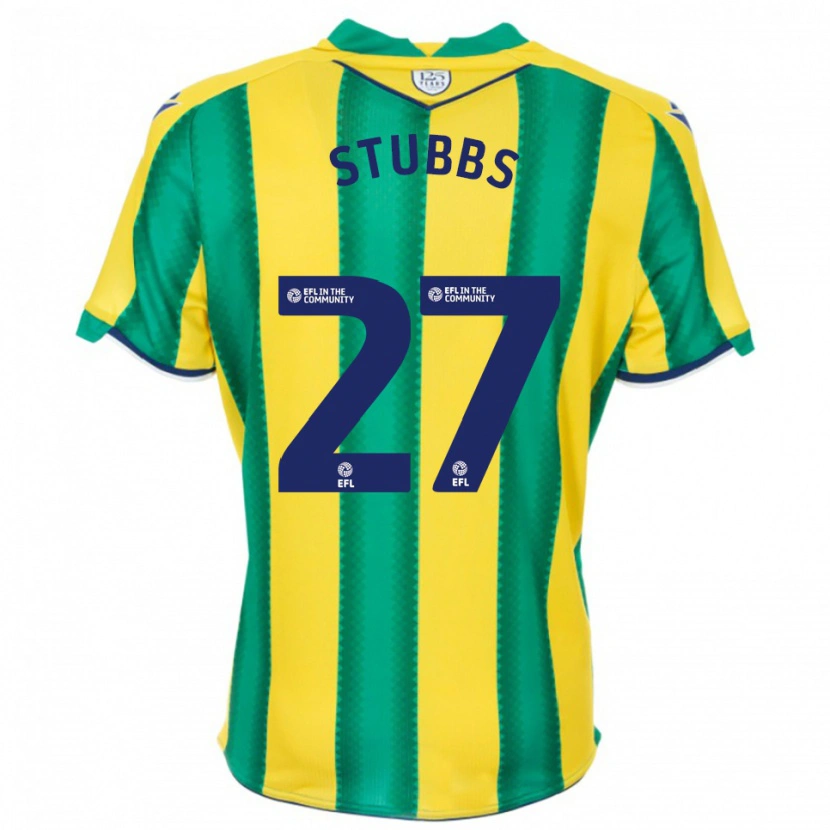 Danxen Homem Camisola Olivia Stubbs #27 Amarelo Verde Alternativa 2025/26 Camisa Brasil