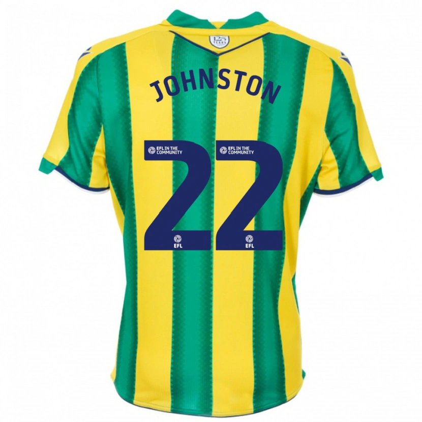 Danxen Homem Camisola Mikey Johnston #22 Amarelo Verde Alternativa 2025/26 Camisa Brasil