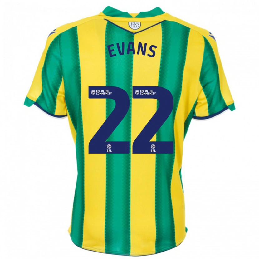 Danxen Homem Camisola Kate Evans #22 Amarelo Verde Alternativa 2025/26 Camisa Brasil