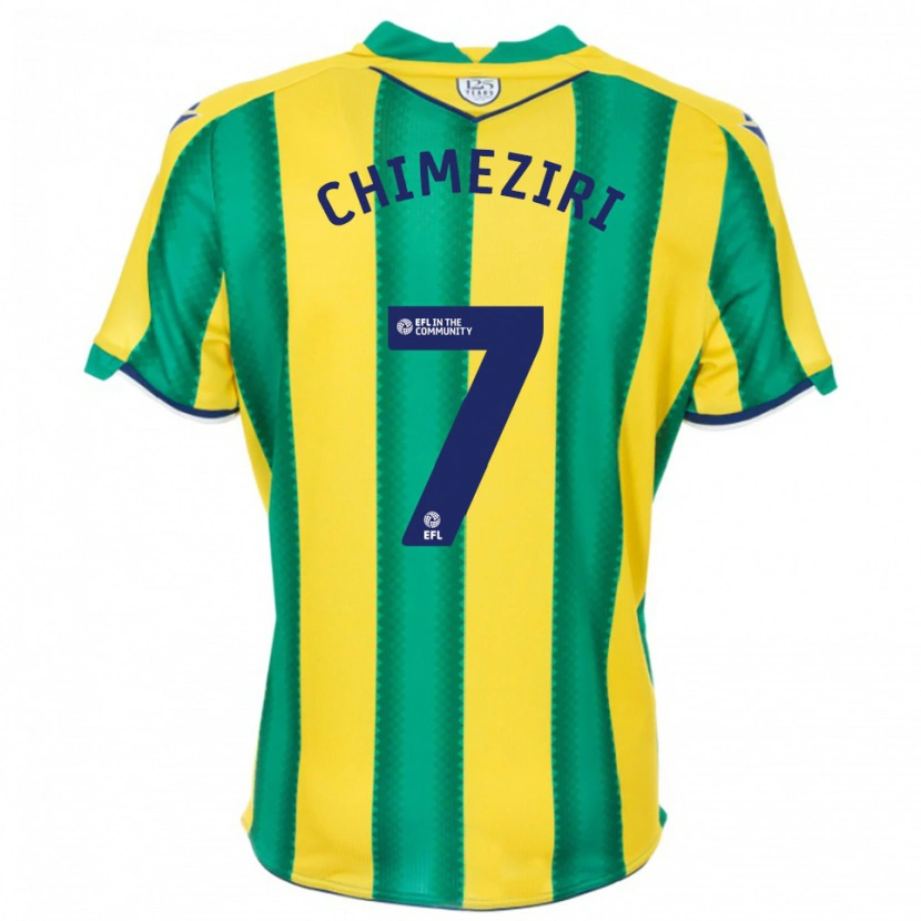 Danxen Homem Camisola Dan Chimeziri #7 Amarelo Verde Alternativa 2025/26 Camisa Brasil