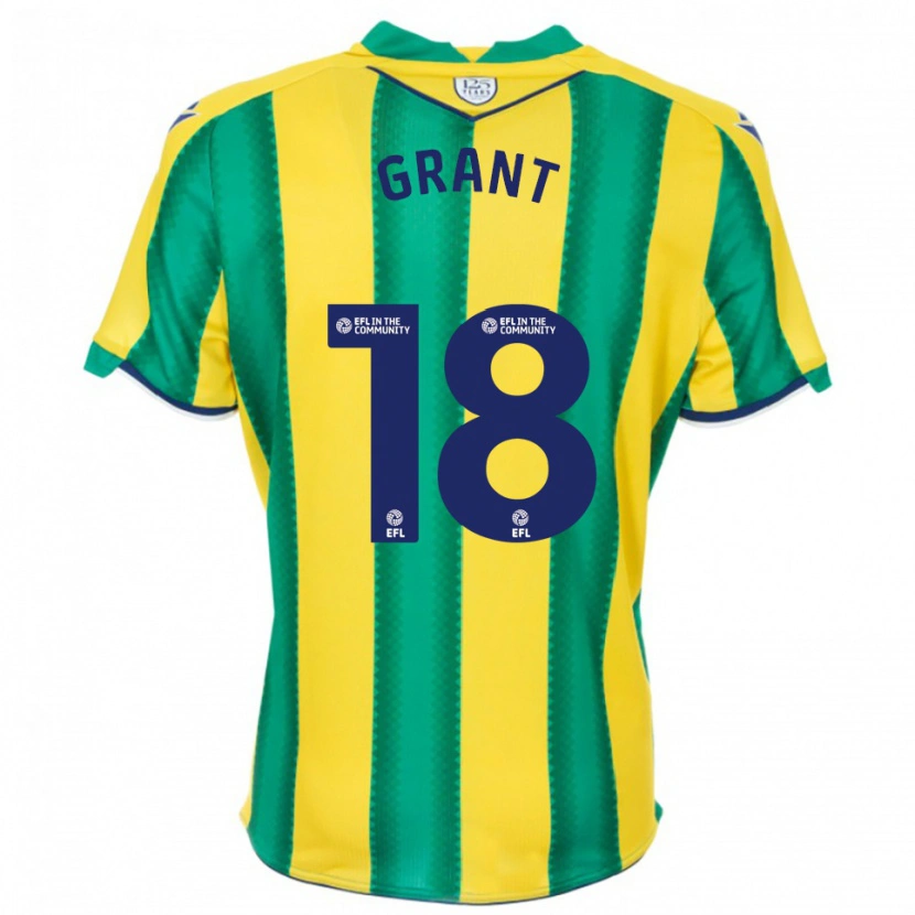 Danxen Homem Camisola Karlan Grant #18 Amarelo Verde Alternativa 2025/26 Camisa Brasil