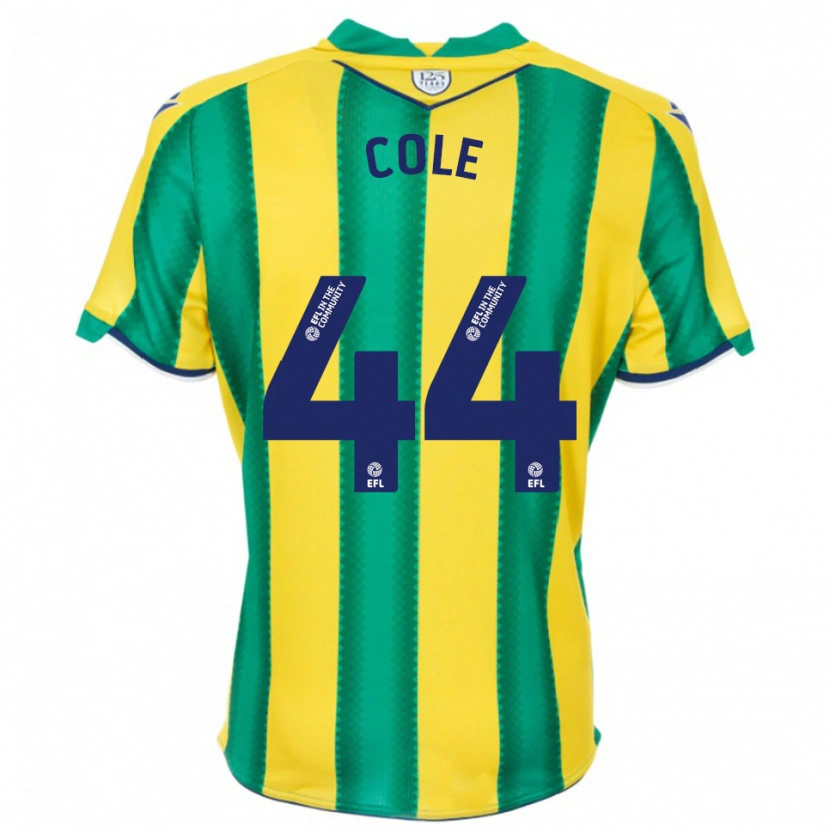 Danxen Homem Camisola Devante Cole #44 Amarelo Verde Alternativa 2025/26 Camisa Brasil