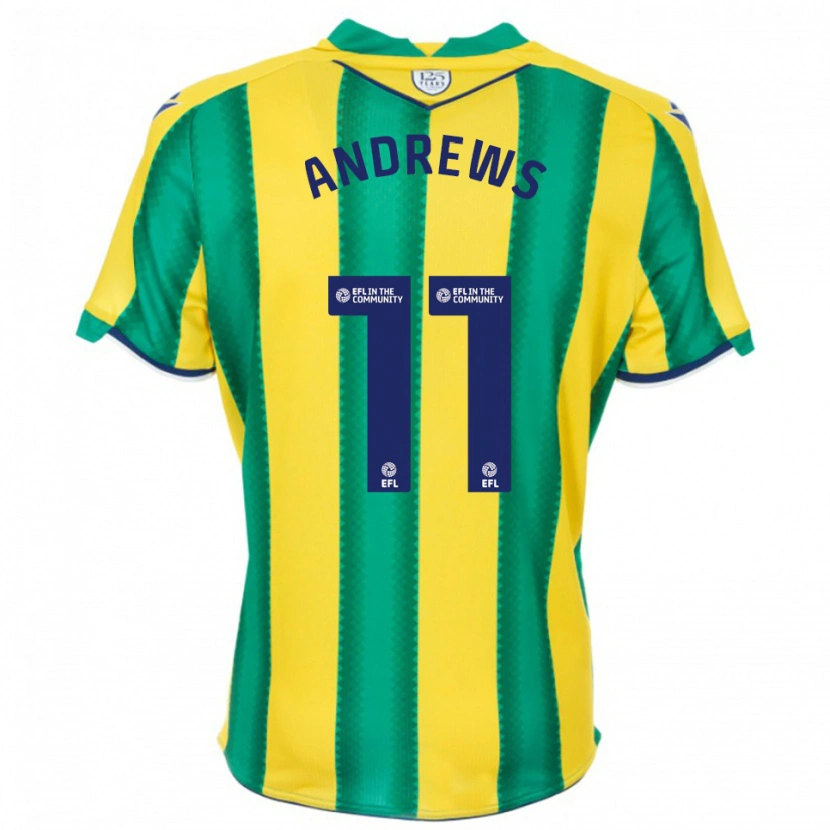 Danxen Homem Camisola Marli Rhodes-Andrews #11 Amarelo Verde Alternativa 2025/26 Camisa Brasil