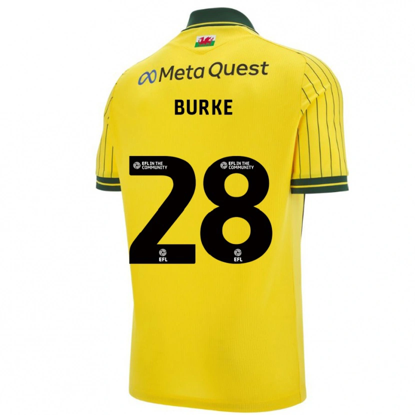 Danxen Homem Camisola Leah Burke #28 Amarelo Verde Alternativa 2025/26 Camisa Brasil