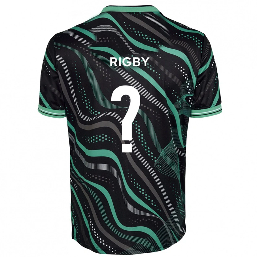 Danxen Homem Camisola Simon Rigby #0 Preto Verde Alternativa 2025/26 Camisa Brasil