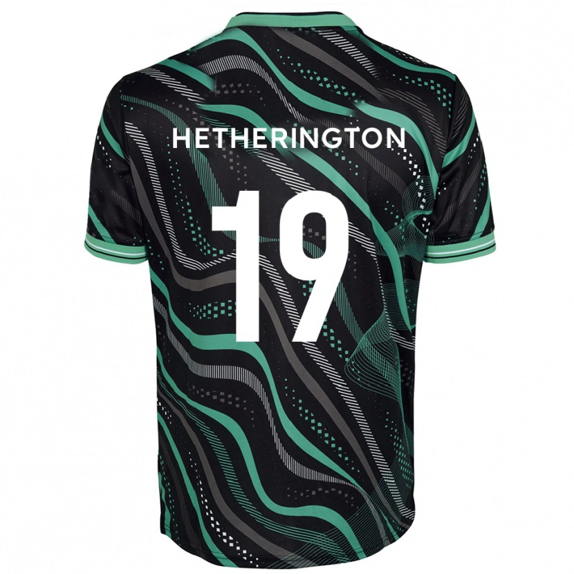 Danxen Homem Camisola Sam Hetherington #19 Preto Verde Alternativa 2025/26 Camisa Brasil