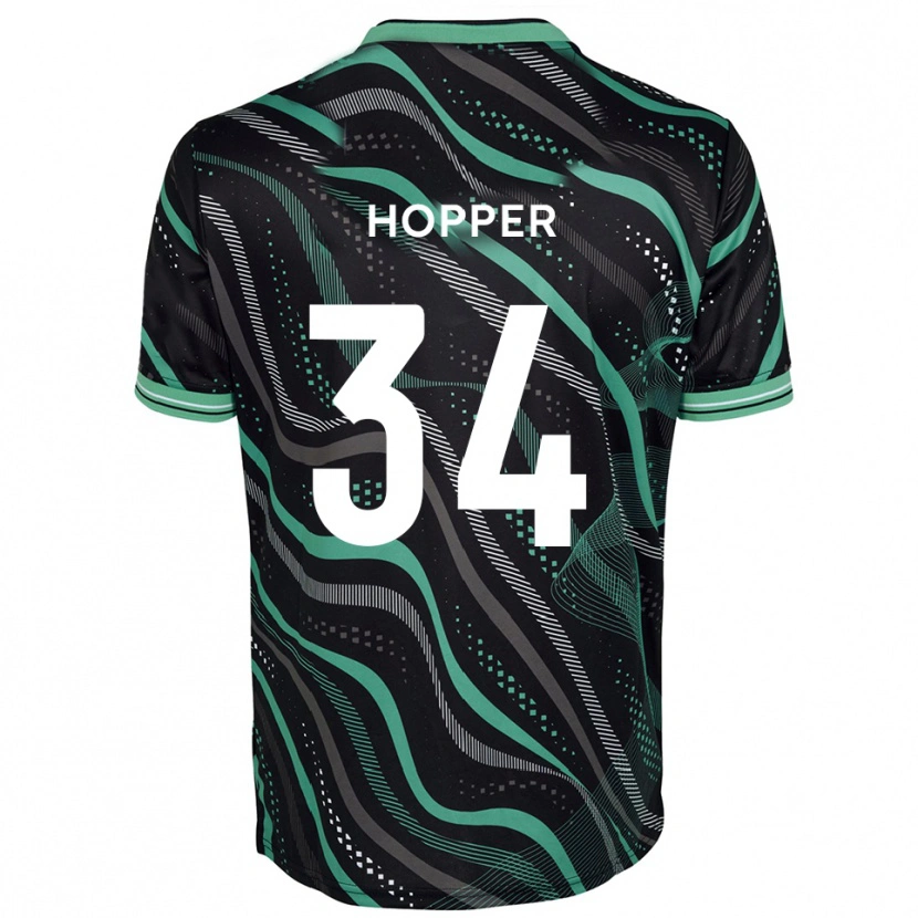 Danxen Homem Camisola Dan Hopper #34 Preto Verde Alternativa 2025/26 Camisa Brasil