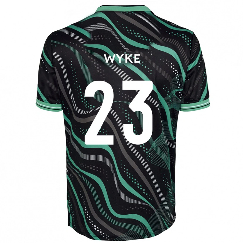Danxen Homem Camisola Charlie Wyke #23 Preto Verde Alternativa 2025/26 Camisa Brasil