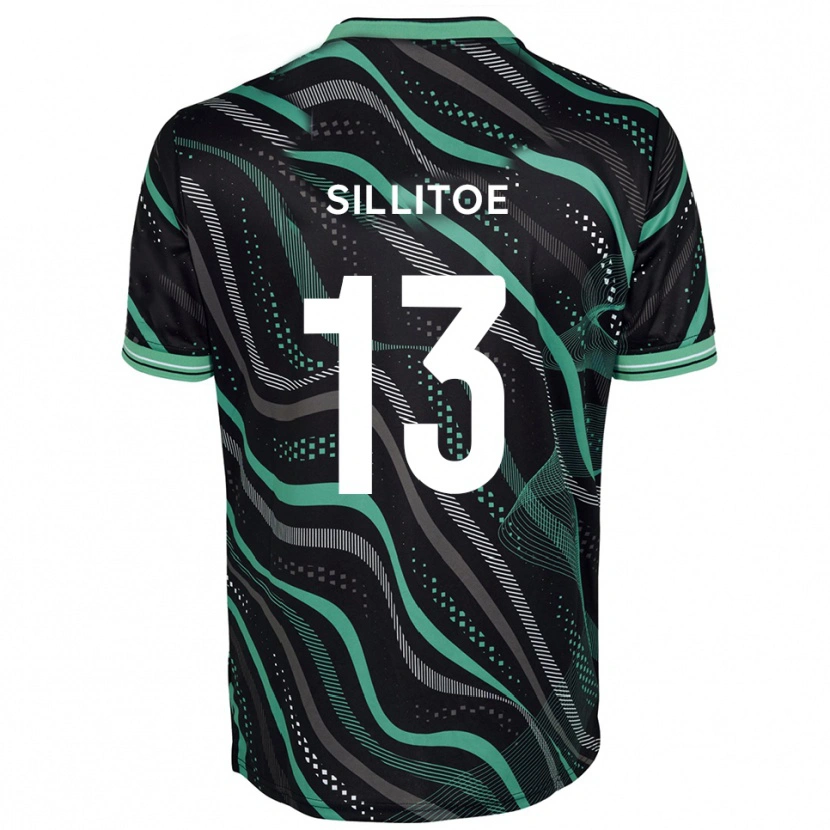 Danxen Homem Camisola Casey Sillitoe #13 Preto Verde Alternativa 2025/26 Camisa Brasil