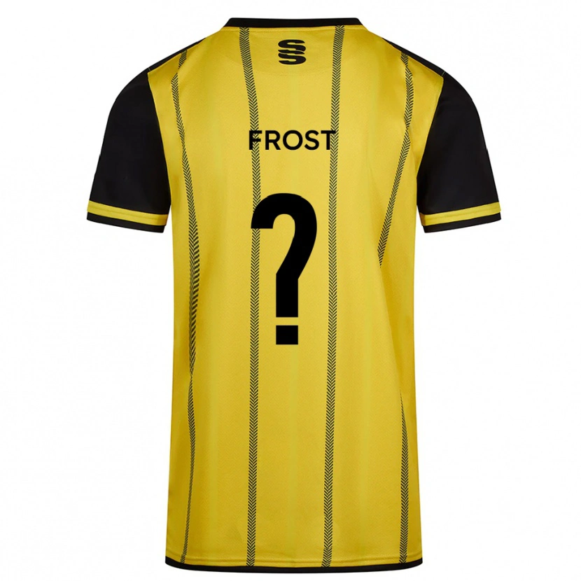 Danxen Homem Camisola Alex Frost #0 Amarelo Preto Alternativa 2025/26 Camisa Brasil