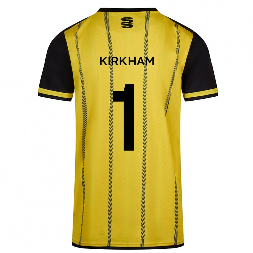 Danxen Homem Camisola Skye Kirkham #1 Amarelo Preto Alternativa 2025/26 Camisa Brasil