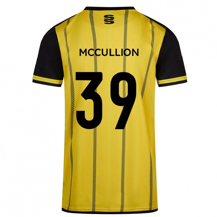 Danxen Homem Camisola Gerald Mccullion #39 Amarelo Preto Alternativa 2025/26 Camisa Brasil