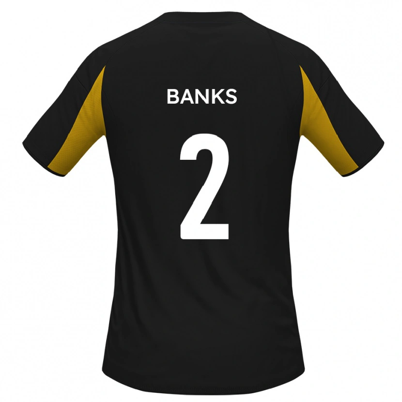 Danxen Homem Camisola Lewis Banks #2 Preto Amarelo Alternativa 2025/26 Camisa Brasil