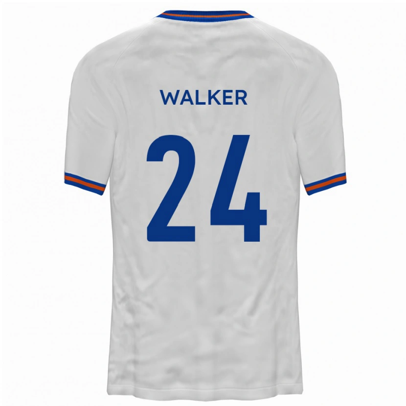 Danxen Homem Camisola Lewis Walker #24 Branco Azul Alternativa 2025/26 Camisa Brasil