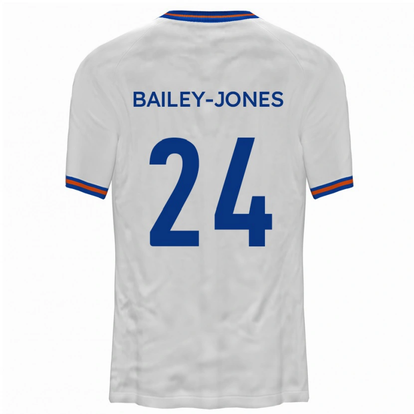 Danxen Homem Camisola William Bailey-Jones #24 Branco Azul Alternativa 2025/26 Camisa Brasil