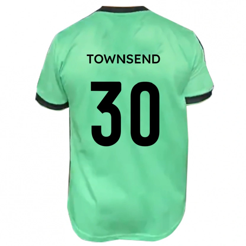 Danxen Homem Camisola Nick Townsend #30 Turquesa Preto Alternativa 2025/26 Camisa Brasil