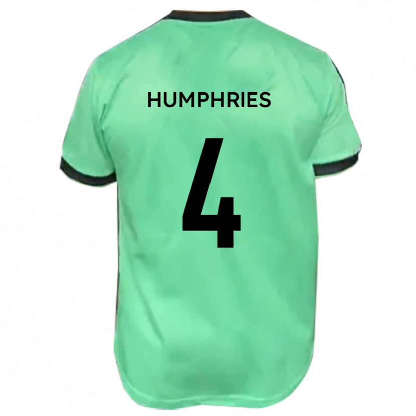 Danxen Homem Camisola Lloyd Humphries #4 Turquesa Preto Alternativa 2025/26 Camisa Brasil