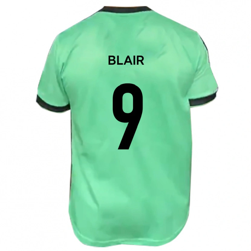 Danxen Homem Camisola Aaron Blair #9 Turquesa Preto Alternativa 2025/26 Camisa Brasil