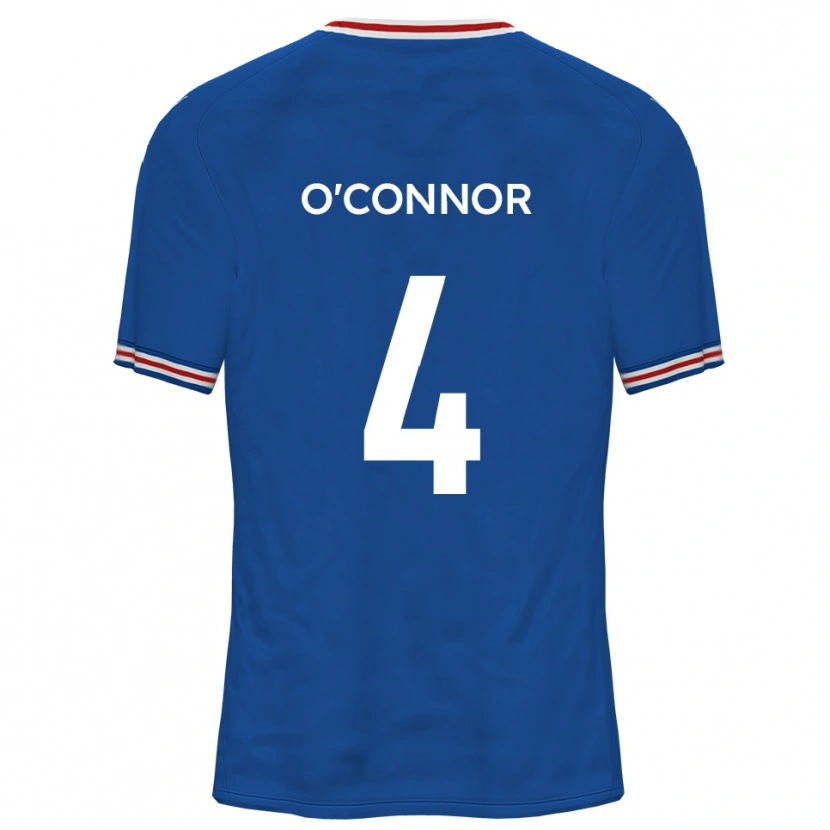 Danxen Homem Camisola Darragh O'connor #4 Azul Dodger Alternativa 2025/26 Camisa Brasil