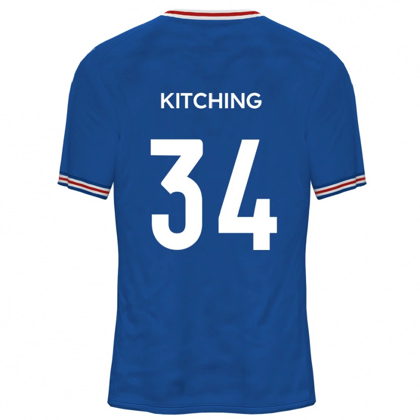 Danxen Homem Camisola Mark Kitching #34 Azul Dodger Alternativa 2025/26 Camisa Brasil
