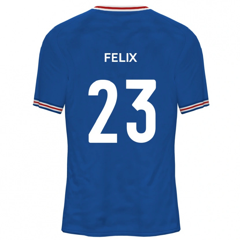 Danxen Homem Camisola Joe Felix #23 Azul Dodger Alternativa 2025/26 Camisa Brasil