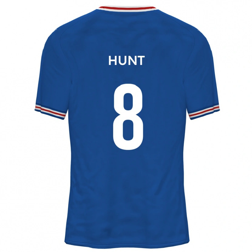 Danxen Homem Camisola Alex Hunt #8 Azul Dodger Alternativa 2025/26 Camisa Brasil
