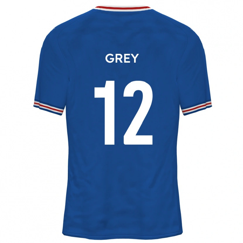 Danxen Homem Camisola Joe Grey #12 Azul Dodger Alternativa 2025/26 Camisa Brasil