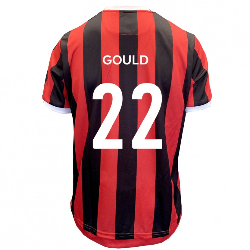 Danxen Homem Camisola Matt Gould #22 Vermelho Preto Alternativa 2025/26 Camisa Brasil